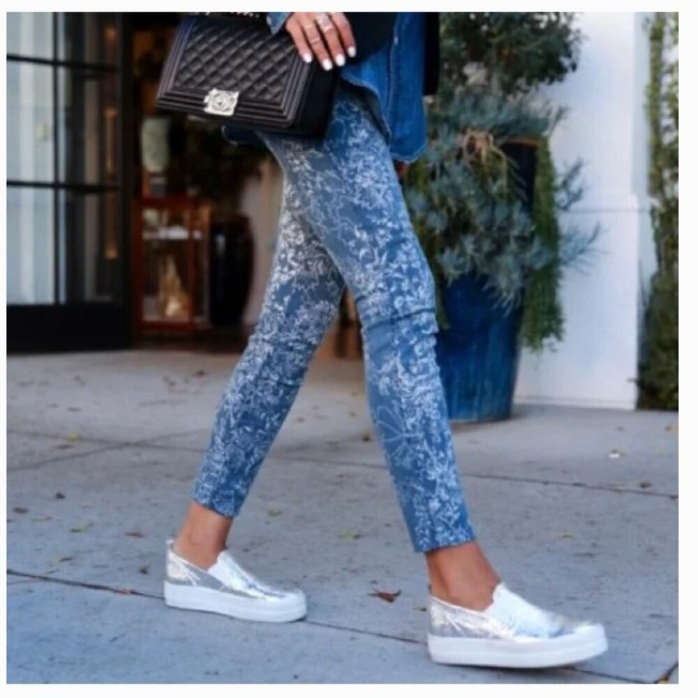 Mother 'The Looker' Tried & True Floral Print Skinny Jean - Size 25